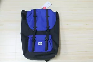 Herschel Supply Co. Little America 600D Black Surf Blue Backpack NWT Unisex - Picture 1 of 7