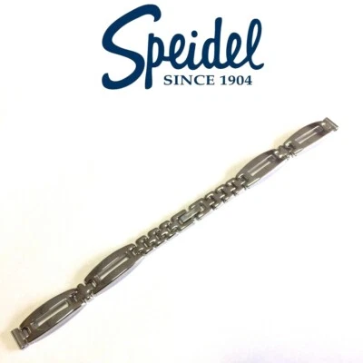 SPEIDEL 1898/00 SHINY STAINLESS STEEL WATCH BAND LINK BRACELET 10mm - Image 1 of 4