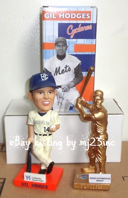 NIB BROOKLYN CYCLONES SGA GIL HODGES BOBBLEHEAD HOF STATUE NEW YORK METS DODGERS - Image 1 of 4