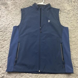Vineyard Vines Vest Mens Medium Blue Jim Nantz Performance Nylon Spandex - Picture 1 of 8