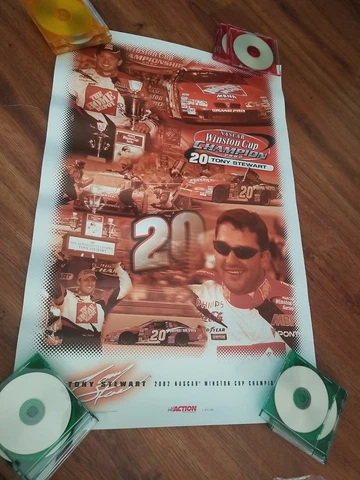 Tony Stewart 2002 Winston Chapionship Poster Cover