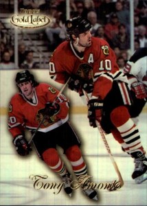 1998-99 Topps Class 1 GOLD LABEL #33 Tony Amonte CHICAGO BLACKHAWKS