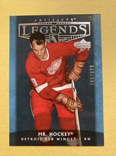 2005-06 UD ARTIFACTS LEGENDS #112  MR HOCKEY GORDIE HOWE  DETROIT RED WINGS /899