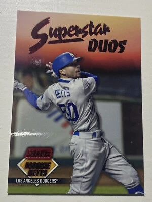 2021 Topps Stadium Club Superstar Duos Red Foil SD-2 Cody Bellinger Mookie Betts - Image 1 of 2