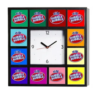 Dubble Bubble Chewing Gum Colorful Retro promo around the Clock Double - Picture 1 of 4