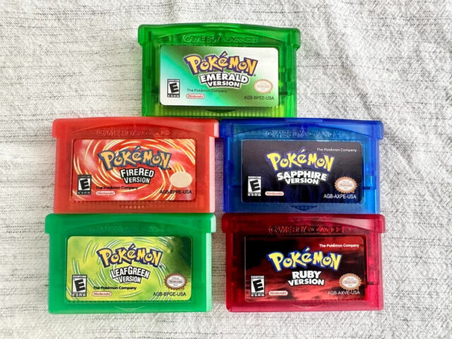 Pokemon Fire Red Authentic GBA Gameboy Advance - Preloaded All 386 Pokemon