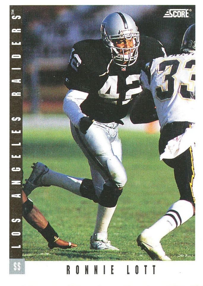 1993 SCORE Ronnie Lott RAIDERS USC Trojans HOF - Image 1 of 1