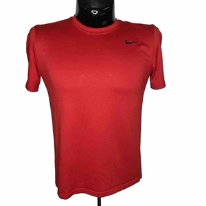 NIKE Camicia Uomo Media Rossa Tee Allenamento Dri-Fit Traspirante Umidità Allenamento Palestra S/S - Foto 1 di 8