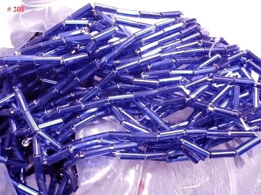 MiBugle Beads  Blue And Black # 201 - Image 1 of 1