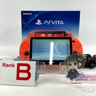 Consola PS Vita PCH-2000 Naranja Neón Rango B Sony PlayStation con Caja Envío 1 Día8110 Foto 1 de 4
