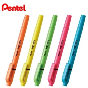 Pentel Fitline Double-Sided Highlighter Pen Marker Choose from 5 colors - Picture 1 of 8
