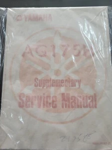 motor manual magazine Yamaha Ag175h Supplementary Service Manual - Picture 1 of 2