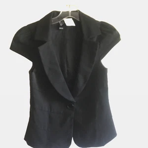 Windsor waistcoat vest jacket. black. S - Picture 1 of 4