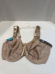Nuevo con etiquetas Sujetador para mujer 38D beige Bali minimizador transpirable espalda con aros suavizante - Imagen 1 de 5