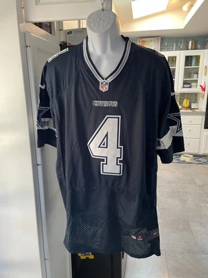 Camiseta cosida Dak Prescott Dallas Cowboys NFL auténtica para hombre talla 52 nueva con etiquetas nueva Foto 1 de 4