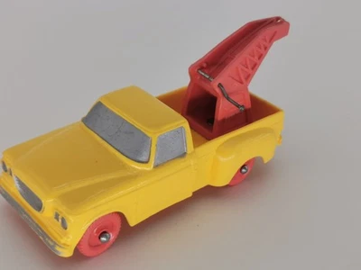 TOMTE LAERDAL 752 MAJOR STUDEBAKER CHAMP DÉPANNEUSE JAUNE ROUES ROUGES  +++ - Photo 1/4