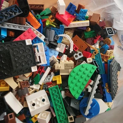 Bulk Lego Bricks Lot Mixed 2 lbs 7 oz Genuine Lego Bricks Pieces Lego Parts #14 - Image 1 of 4