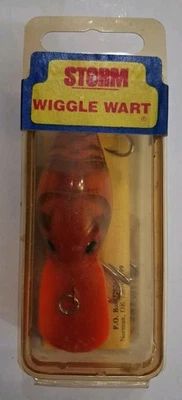 Storm Wiggle Wart V62 Naturistic Brown Crayfish Sealed Label USA Pre Rapala NIB - Image 1 of 4
