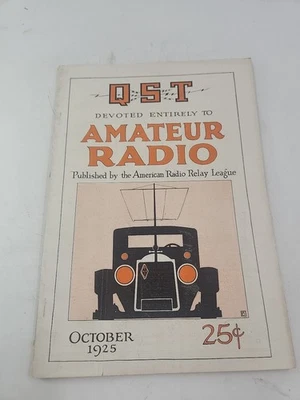 QST Amateur Radio Magazine October 1925 - Image 1 of 4