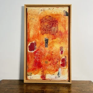 Superbe tableau abstrait de Céline Bédat, "Vers Byblos" - Imagen 1 de 9