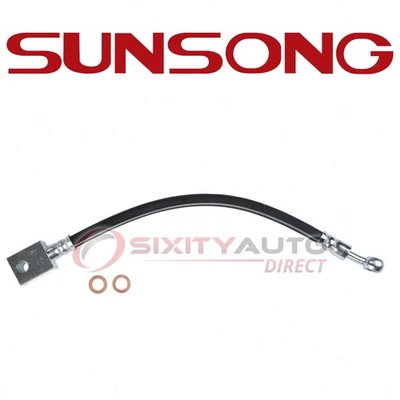 Sunsong Front Right Outer Brake Hydraulic Hose for 2011-2012 Infiniti G25 - qn Foto 1 de 4