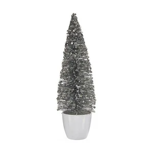 Weihnachtsbaum Krist+ Weiß Silberfarben Silber Kunststoff 10 x 33 x 10 cm - Bild 1 von 1