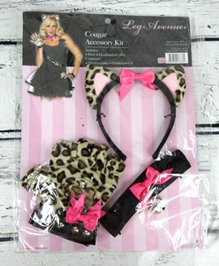 Leg Avenue Cougar Kitty Accessory Headband Paws Collar Do it Yourself Kit NEW! - Picture 1 of 3