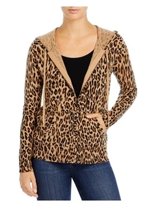 Designer Brand Womens Brown Stretch Cuffs And Hem Long Sleeve Hoodie Sweater XS - Picture 1 of 3