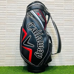 【New】 Callaway XHOT Golf Cart Caddy Bag Black Lightweight Durable Stylish JAPAN - Picture 1 of 10
