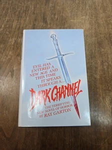 Ray Garton DARK CHANNEL First Hardcover edition 1992 Novel of Horror Calif. Cult - Picture 1 of 7