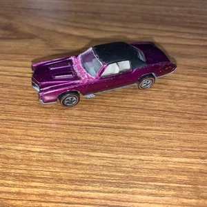 Raro 1968 Vintage Hot Wheels Redline Custom Eldorado MAGENTA LEGGI - Foto 1 di 16