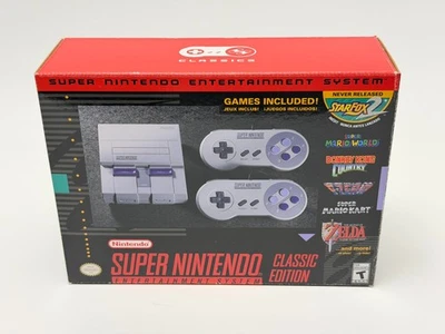Super Nintendo SNES Mini Classic Edition Console Complete & Never Used - Image 1 of 4