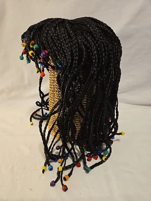 Peluca de Halloween tamaño mediano hasta 19 pulgadas cabeza circonferencia. Foto 1 de 4