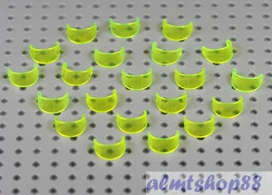 LEGO - 20x Viseras de Casco Trans Neón Verde - Minifigura Corredor Conductor Ciudad Espacial  - Imagen 1 de 1