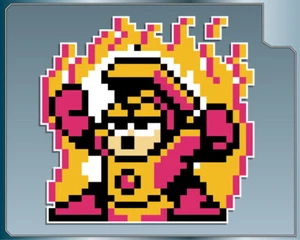 HEAT MAN Sprite from MEGA MAN Vinyl Decal #1 Car Truck Laptop Sticker - Picture 1 of 1