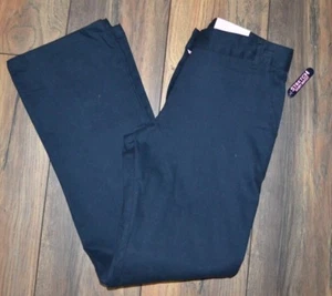 Chaps Skinny Boot Navy Pants School Uniform Size 16 Regular Girls Easy Care - Picture 1 of 5