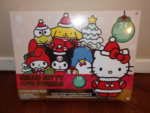 RARE Hello Kitty & Friends 2024 Holiday Advent Calendar~ 42 pcs New & Sealed - Picture 1 of 13