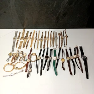 Womens Vintage Watches Hand-Wind Raymond-Weil Timex SPARES & REPAIRS x 40 - Picture 1 of 13