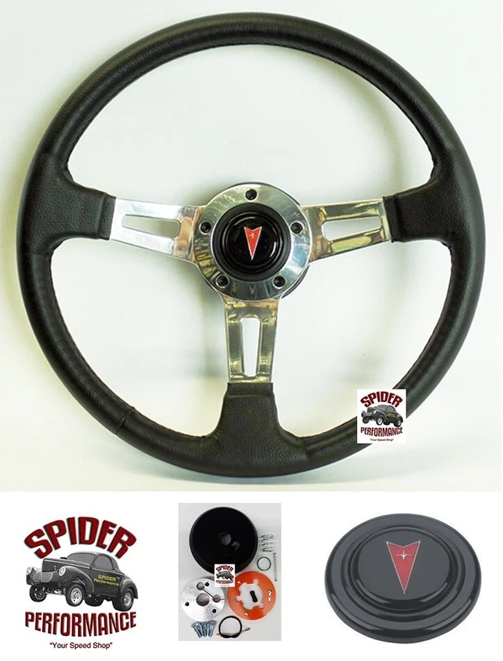 1969-1989 Pontiac steering wheel 14" GT TOURING - Image 1 of 4