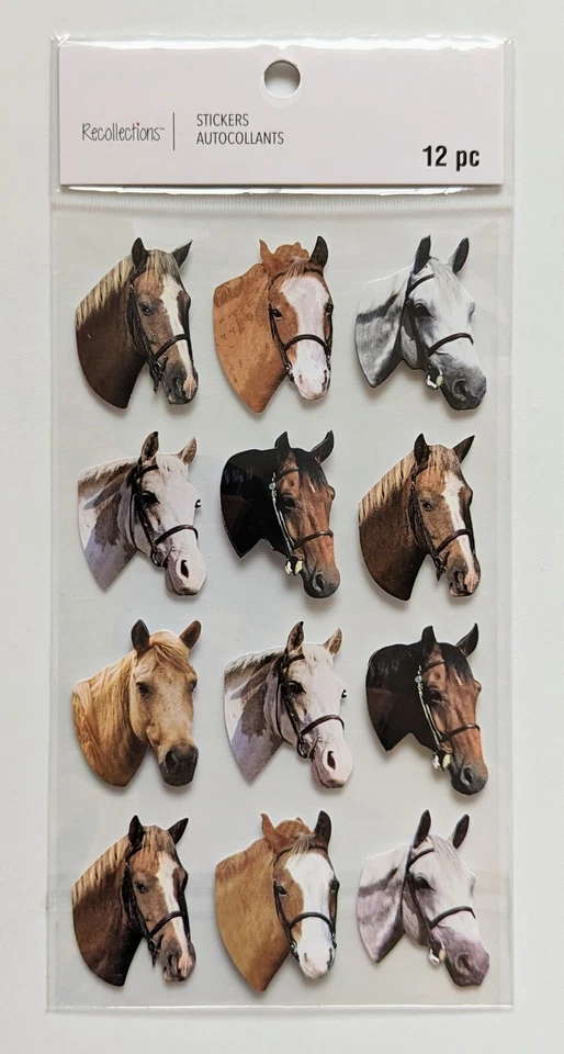 Pegatinas para álbumes de recortes con temática de caballos por recuerdos  Foto 1 de 1