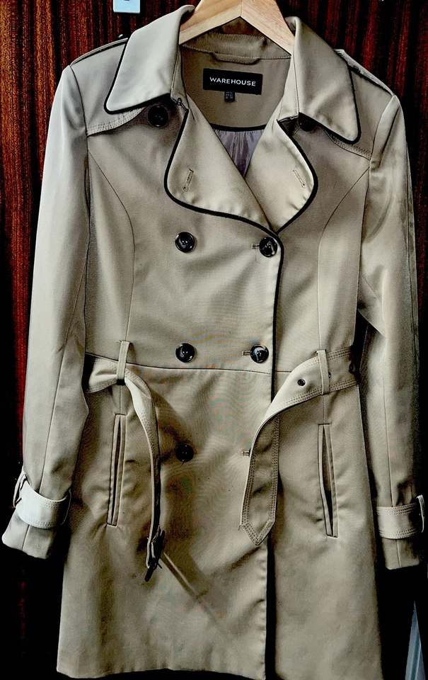 Склад бежевый пальто размер 12 - Изображение 1 из 4