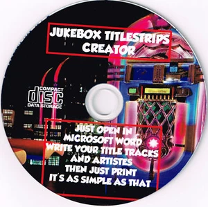 WURLITZER ROCK-OLA SEEBURG JUKEBOX TITLE STRIP CREATOR 60 DESIGNS AND COLOURS - Picture 1 of 5