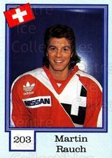 1992 Finnish Semic Stickers Blank Backs #203 Martin Rauch