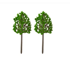 Two Black Ash Trees Miniature 1:24 (G) Scale Diorama ! - Picture 1 of 3