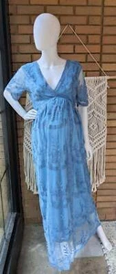 The Lovely in Lace Maternity Photoshoot Gown by haute bump - Picture 1 of 3