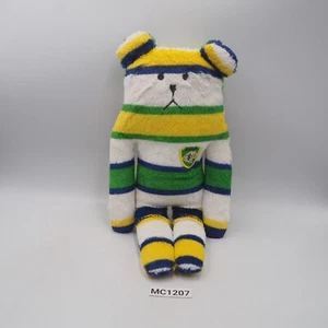 Craftholic MC1207 Colorido Rayas Perezoso Fútbol Peluche 14" Juguete Muñeca Japón - Imagen 1 de 7
