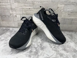 Saucony Sneakers Women 8W Wide Triump 22 Running Shoes Black Gray White Athletic - Picture 1 of 20