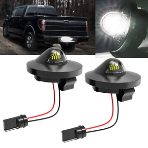 2x For Ford F150 F250 F350 LED License Plate Light Tag Lamp Assembly Replacement - Picture 1 of 10