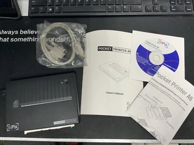 SiPix A6 Pocket Palm Printer (Black) - Image 1 of 4