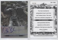 2012-13 Leaf Metal Holo /50 Otis Birdsong #BA-OB1 Auto